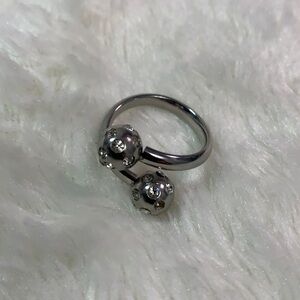 Stainless steel ladies’ ring